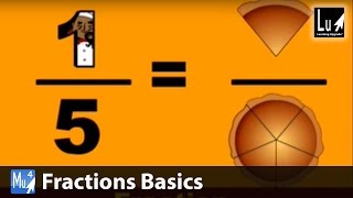 Fractions Basics Proper Improper Mixed Song – Learn Fractions – Learning Upgrade App [upl. by Ecidnac]