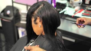 HOW TO CUT A DEEP PART BOB WITH LAYERSCRAZYABOUTANGEL [upl. by Tyoh]