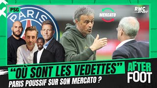 PSG  Le mercato parisien victime de l’image du club  quotOù sont les vedettesquot demande Riolo [upl. by Earlene853]