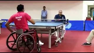 Wheelchair table tennis  Support Para Table Tennis in India [upl. by Mina]