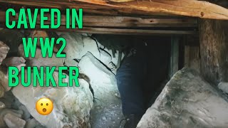 We explore a caved in WW2 Bunker  Urban Exploration [upl. by Andel]