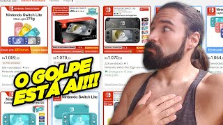 NÃƒO COMPRE NINTENDO SWITCH LITE DO ALIEXPRESS ANTES DE VER ESTE VÃDEO [upl. by Hayikaz260]