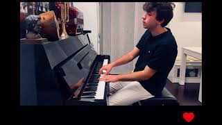 AchilleLauro Amore Disperato Achille Lauro amoredisperato achillelauro xfactor pianocover [upl. by Nason679]