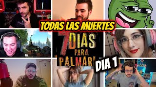 Todas las MUERTES Dia 1 🧟  Mejores Momentos 7 días Para PALMARLA  7 Days to Die [upl. by Durand]