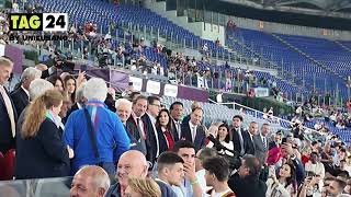 Europei Atletica 2024 Iapichino d’argento salto in lungo l’abbraccio con Mattarella in tribuna [upl. by Corabella]