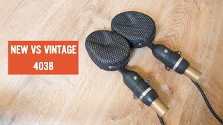 New Vs Vintage Coles  STC 4038 Ribbon Microphone [upl. by Ennovihs]