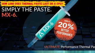 How long does thermal paste last thermalpaste [upl. by Eikram771]