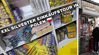 XXL SILVESTER EINKAUFSTOUR IN POLEN 🇵🇱 POLENMARKT SLUBICE BAZAR🔥 [upl. by Eerazed]