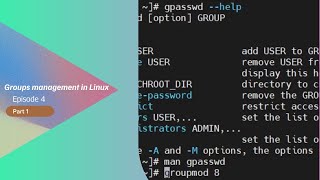 Episode 4 Groups management in Linux Part 1 [upl. by Petronilla]