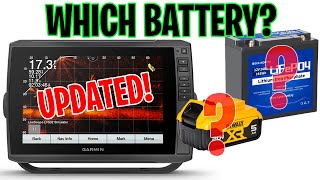 Whats the BEST Battery Size For YOUR Fish Finders Livescope  Garmin  Humminbird  Lowrance [upl. by Cristiona]