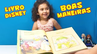 Aprendendo Boas Maneiras Livro Educativo boasmaneiras disney livros [upl. by Melville864]