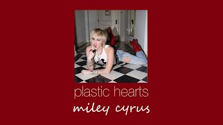 miley cyrus  plastic hearts slowed amp reverb [upl. by Llesirg]