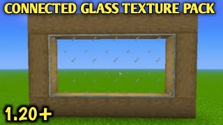 CONNECTED GLASS TEXTURE PACK FOR MINECRAFT POCKET EDITION [upl. by Hescock]