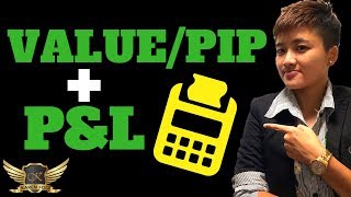 HOW TO CALCULATE PIPS PROFIT amp PIP VALUE IN FOREX TRADING FORMULA amp EXAMPLES [upl. by Notserc531]