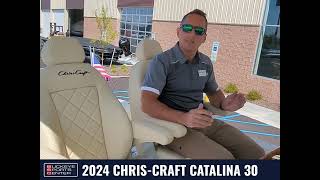 2024 ChrisCraft Catalina 30 Boat Walkthrough [upl. by Pauly]