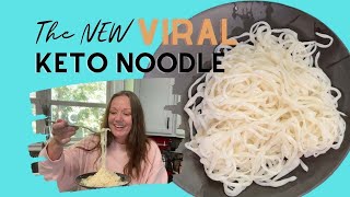 The NEW Viral Keto Noodle Recipe I tested it Is it too good to be true NOODLEFICATION [upl. by Ardnoik370]