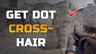 How To Get Dot Crosshair in CS2 Quick amp Easy [upl. by Arikihs]