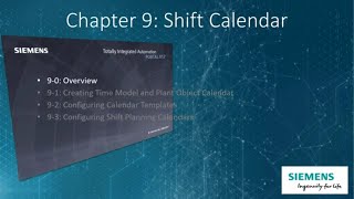 WinCC Unified V17  33 Overview of Unified Shift Calendar WinCCGURU [upl. by Aniram771]