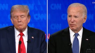 Reactions to the TrumpBiden presidential debate [upl. by Eerdua]