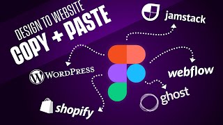 Figma to Webflow  Shopify  Wordpress  Jamstack  Ghost  Design Copy Paste Launch  CRAZY FAST [upl. by Anitel]