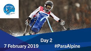 Day 2  World Para Alpine Skiing World Cup  Veysonnaz 2019 [upl. by Mag]