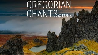 Gregorian Chants at 432Hz  3 Hours of Healing Music [upl. by Imat]