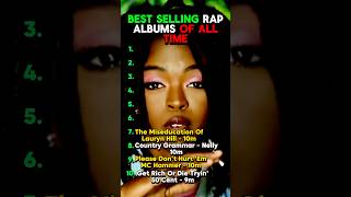 Best Selling Rap Albums OF ALL TIME rap hiphop 2pac kendricklamar outkast eminem 50cent nas [upl. by Morganne412]