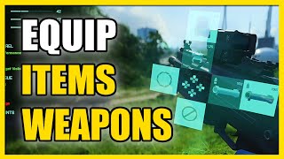 How to EQUIP Attachments on Weapons in Battlefield 2042 in Game PS5 Xbox PC [upl. by Mose]