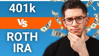 401k vs Roth IRA  Which Is Better for You [upl. by Moshell703]