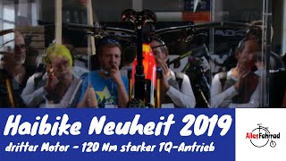 Haibike ab 2019 mit drittem Antriebssystem  120 Nm Drehmoment  Vollintegration  Alles Fahrrad 53 [upl. by Liponis]