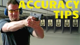 HOW TO SHOOT A HANDGUN BETTER TOP TIPS FOR ACCURACY [upl. by Aineval164]