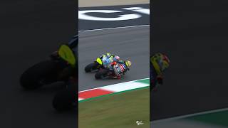 Dominique Aegerter’s spectacular TRIPLE OVERTAKE in Mugello’s 2022 MotoE race 🤯🇮🇹 ItalianGP [upl. by Kinemod]