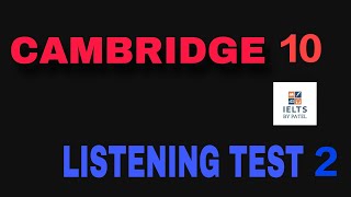 CAMBRIDGE 10 LISTENING TEST 2 WITH ANSWERS ll TRANSPORT SURVEY [upl. by Thynne]