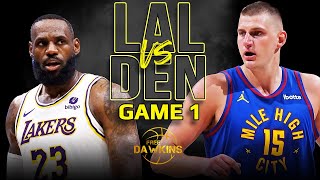 Los Angeles Lakers vs Denver Nuggets Game 1 Full Highlights  2024 WCR1  FreeDawkins [upl. by Shalna818]