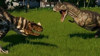 Jurassic World Evolution  Majungasaurus vs Ceratosaurus 1080p 60FPS [upl. by Aguayo239]