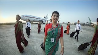 Safety Video Biman Bangladesh Airlines VisaInformation [upl. by Warfeld]