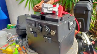 diy portable 396w power station with v8 gas jump starter [upl. by Nil]