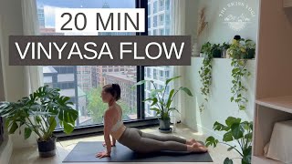 20Minute Vinyasa Flow  Energizing Yoga for Flexibility amp Stress Relief [upl. by Cronin]