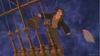 Treasure Planet  Jim Meets Silver amp Morph BluRay [upl. by Yelich]