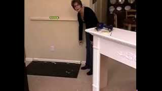 How to Makeover Your Home Using a Fireplace Mantel and Electric Fireplace PBS  Part 1 [upl. by Orms]