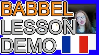 Babbel Lesson Demonstration amp Review Part 2 of 3 [upl. by Amalee]