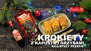 KROKIETY Z KAPUSTĄ I GRZYBAMI  NAJLEPSZY PRZEPIS [upl. by Jeanie]