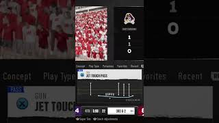 Wisconsin Jump around in NCAA college football video game [upl. by Atteuqehs393]