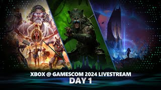 Xbox  gamescom 2024 Live From the Showfloor Day 1 [upl. by Ertemed]