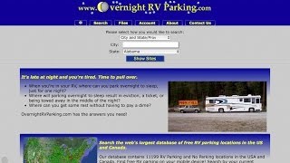 How to Find Free Overnight RV Parking [upl. by Olnton]