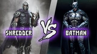 Шреддер vs Бэтмен  Shredder TMNT vs Batman DC [upl. by Melleta]