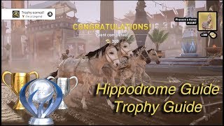 AC Origins  Hippodrome Race Guide amp I am a legend TrophyAchievement Guide [upl. by Notsa]