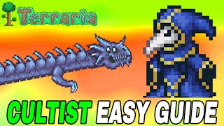 Terraria How To Beat amp Defeat Lunatic Cultist EASY Guide [upl. by Ahsyekat]