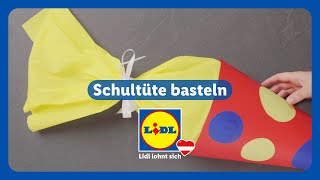 Schultüte selber basteln  DIY Schultüte in 8 Schritten [upl. by Vincenty]