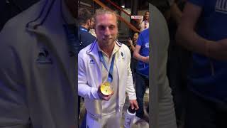 🏅 Stephen Parez taulier de l’équipe de France de rugby à 7 vous montre sa médaille d’or olympics [upl. by Atnahc415]